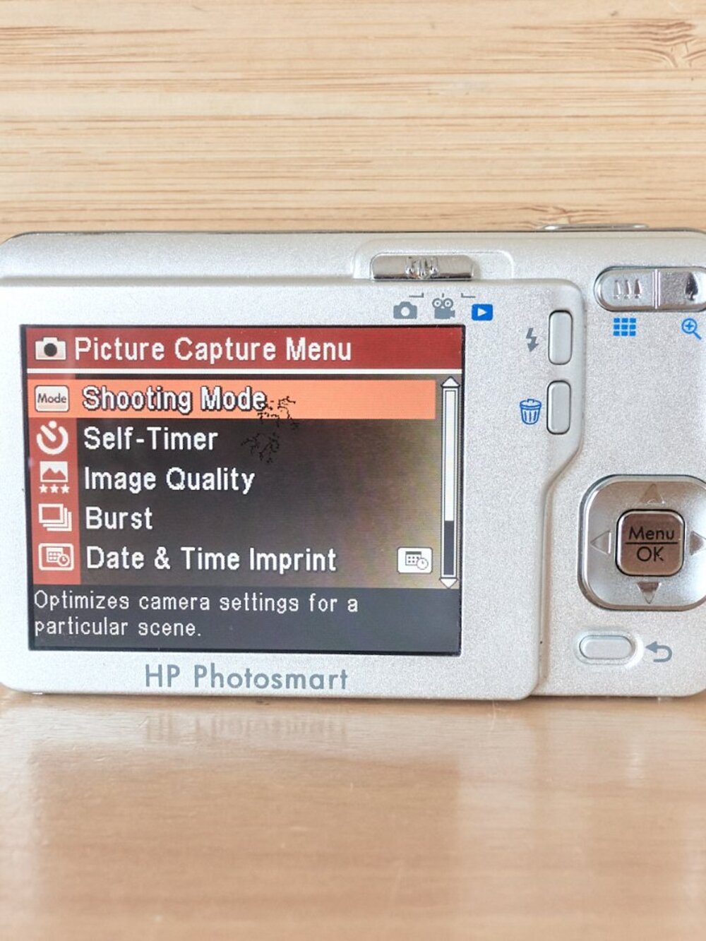 HP Photosmart R742 7MP Digital Camera Silver Tested Working - Picture 7 of 9
